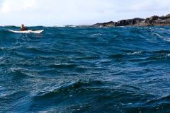 Tiderace Xceed XS in big swell off Easdale island, Scotland. Credit Matt HaydockTiderace Xceed XS in bog swell off Easdale island, Scotland. Credit Matt Haydock
