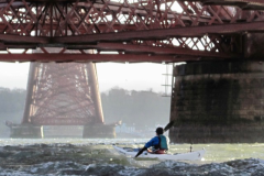 Tiderace Xceed XS in under the Forth Bridge