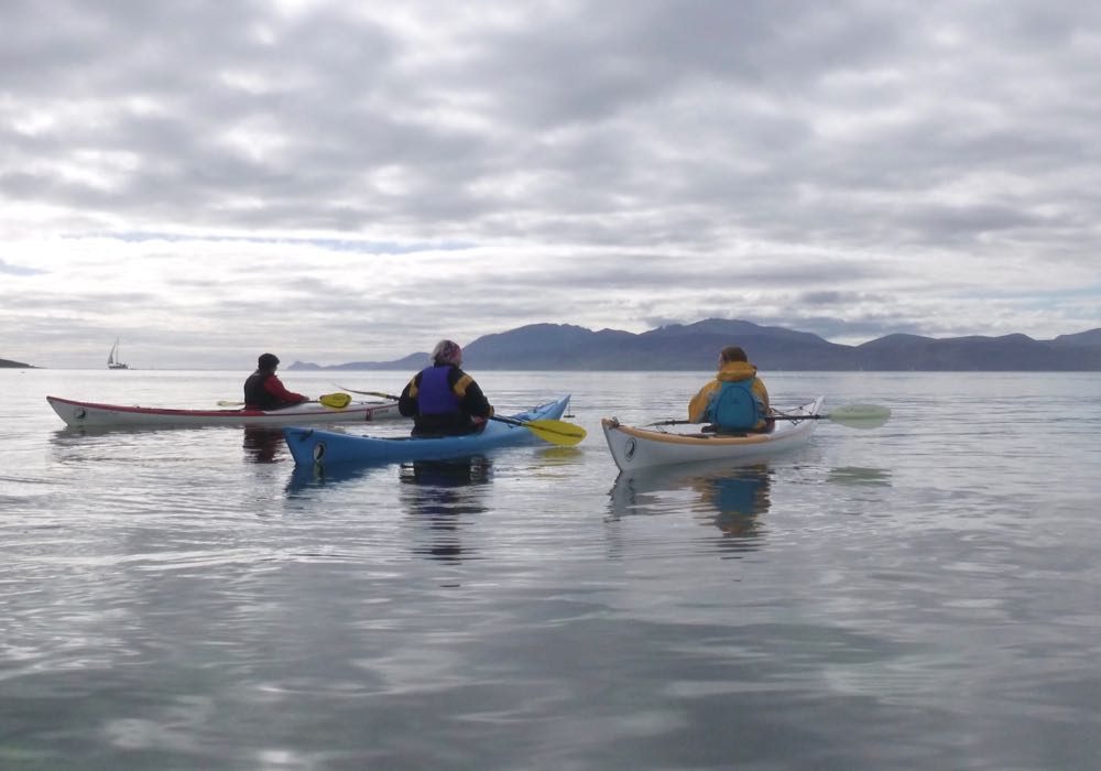 Women's sea kayaking weekend, Carry Farm, Argyll
