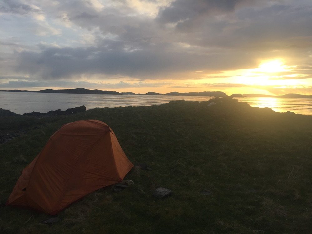 Sunset over the Sound of Luing