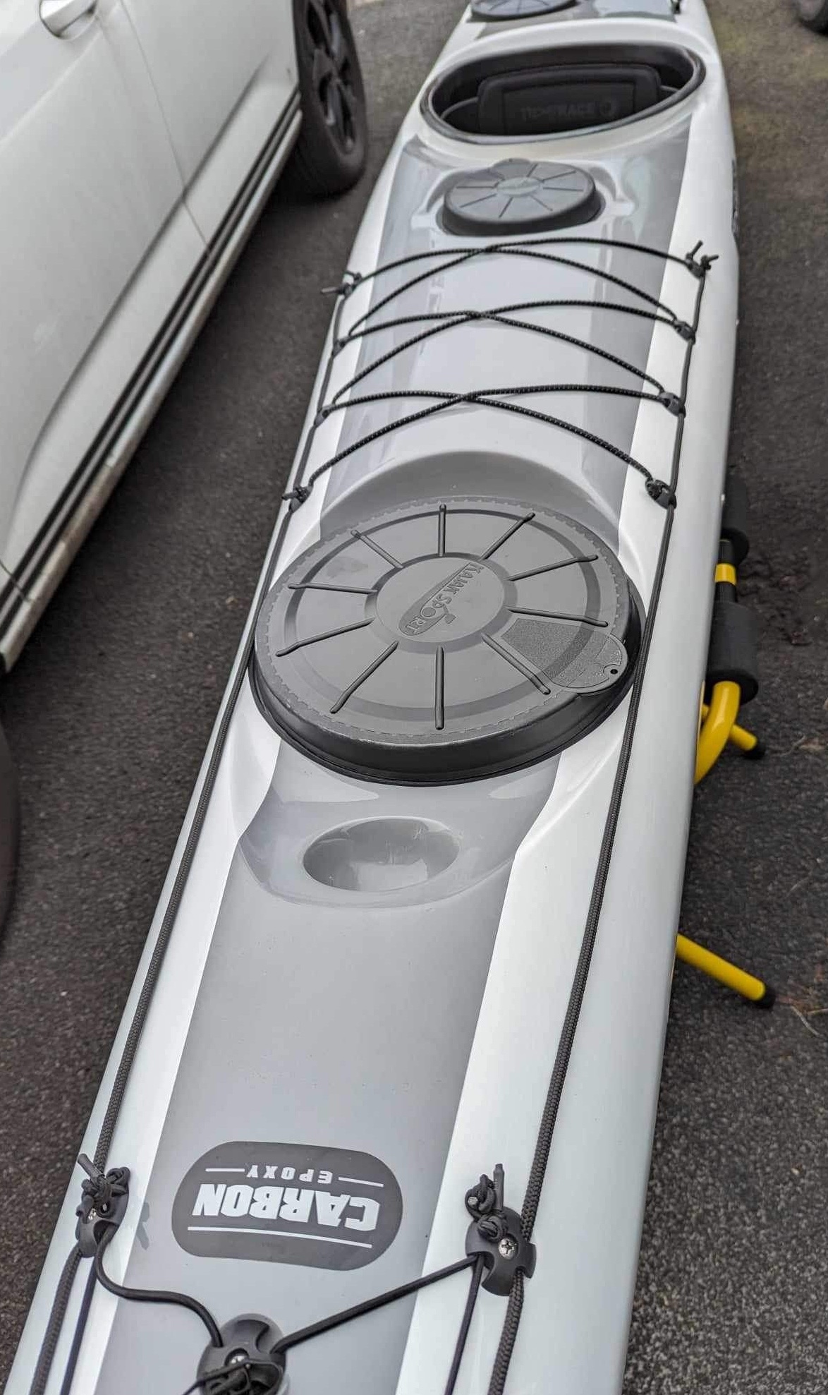 Tiderace Pace Action sea kayak carbon- used